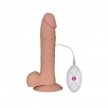 Реалистичный 23 сантиметровый вибратор с выносным пультом управления The Ultra Soft Dude
